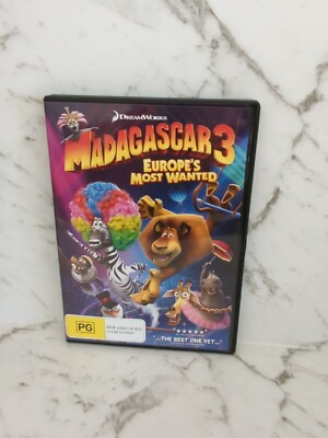 Madagascar 3 - Europe's Most Wanted (DVD, 2012) Region 4 