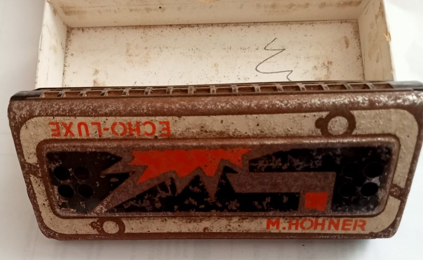 HARMONICA ANCIENNE M.HOHNER ECHO LUXE AVEC SA BOITE eBay