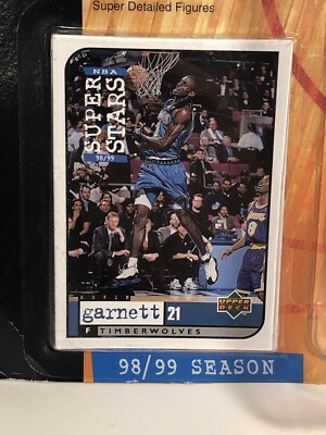 1998 Kevin Garnett NBA Superstars Figure Masters Of Dunk