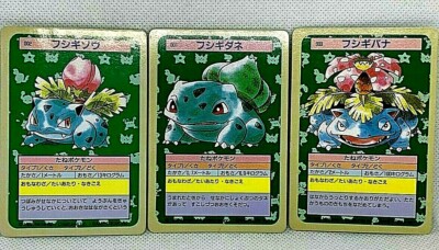 Topsun Pokemon Cards トップサン　ポケモンカード　150種緑 POKEMON 1995 TOPSUN GREEN BACK, COMPLETE MINT 150 CARD SET *142