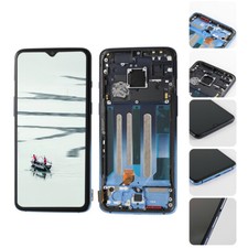 OLED For Oneplus 7 LCD Display Touch Screen Digitizer Replacement Mirror Blue