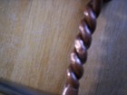 Used Stainless Full Cheek Copper Twisted Wire Snaffle Bit  5" Mouth   — photo 8