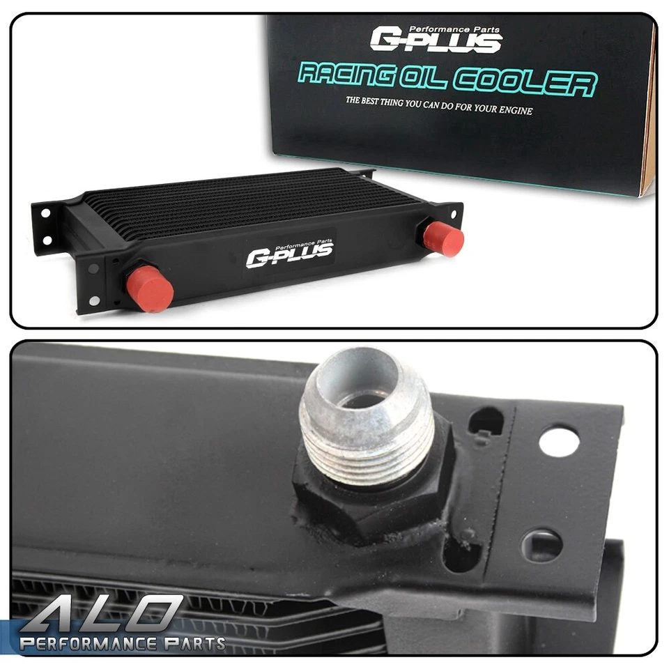 Ajuste para motor LS1 LS2 LS3 16 filas 10AN enfriador de aceite + adaptador de filtro + kit de manguera Foto 4 de 4