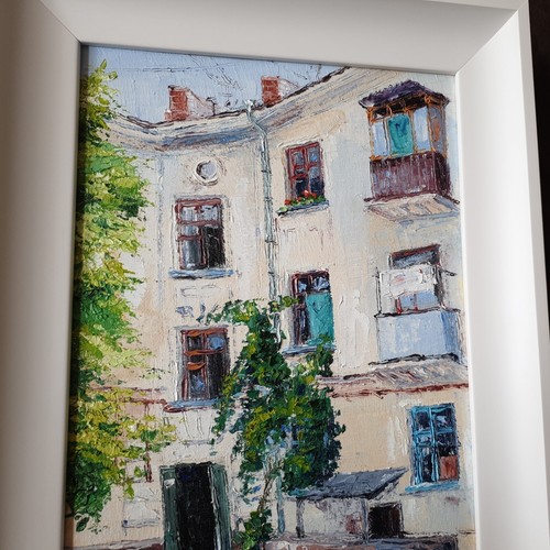 Painting By The Unknown Ukrainian Artist, Street L.Tolstogo. Oil on Canvas,2007 - Picture 11 of 12