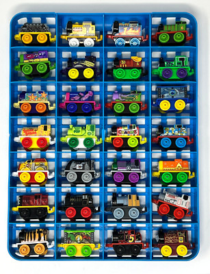 Mattel-Thomas & Friends-Carrying Case + 35 Mini Trains! Some Unique & Exclusive