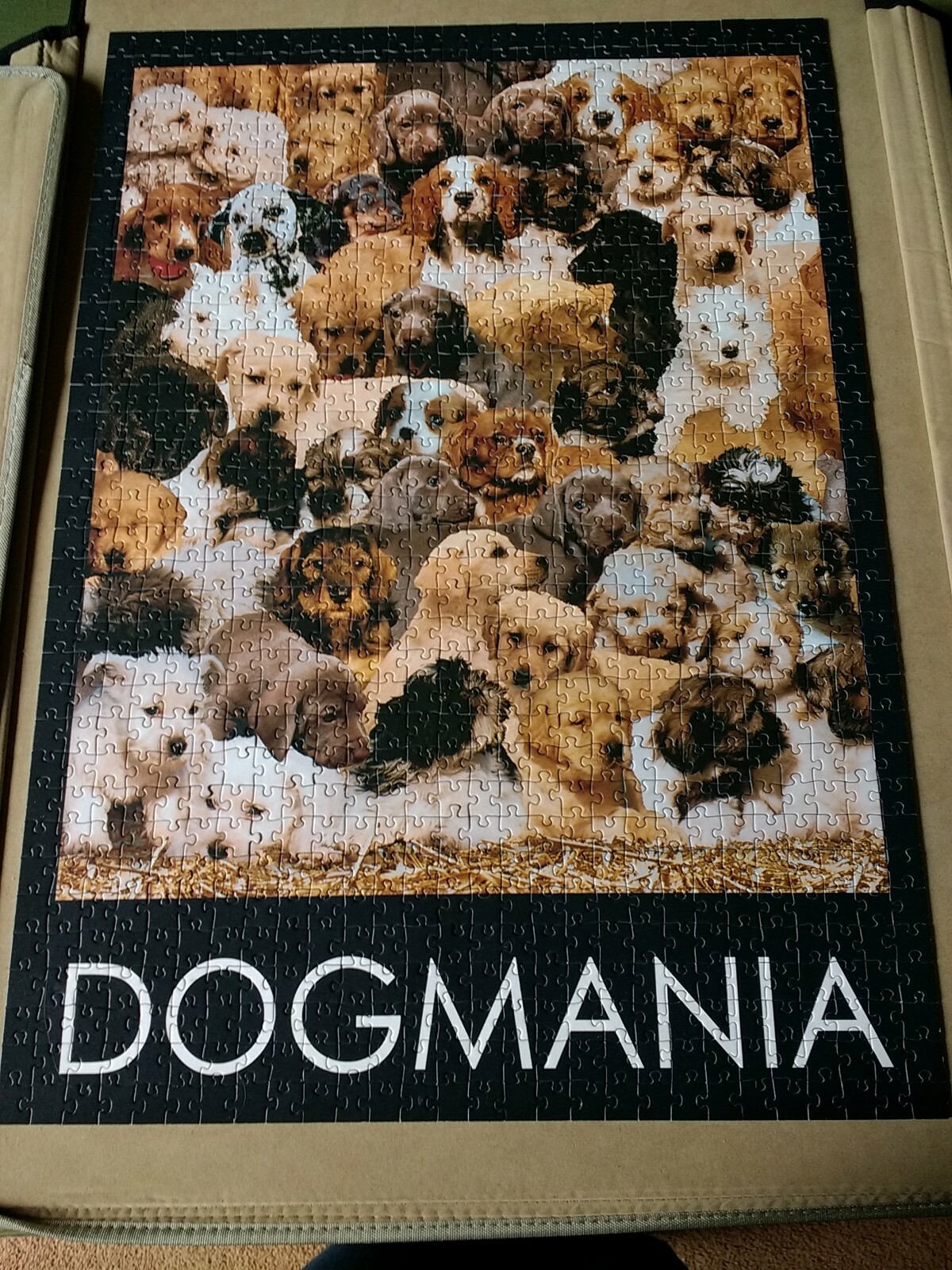 Ravensburger Dogmania Jigsaw Puzzle 1000 100% Complete Puppies Dogs Labrador VGC