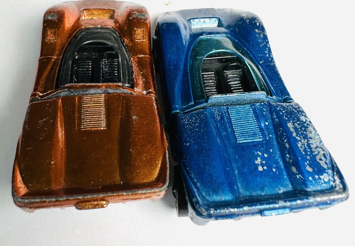 Hot Wheels Redline 1968 McLaren M6A Lot Of 2 US Orange & HK Blue