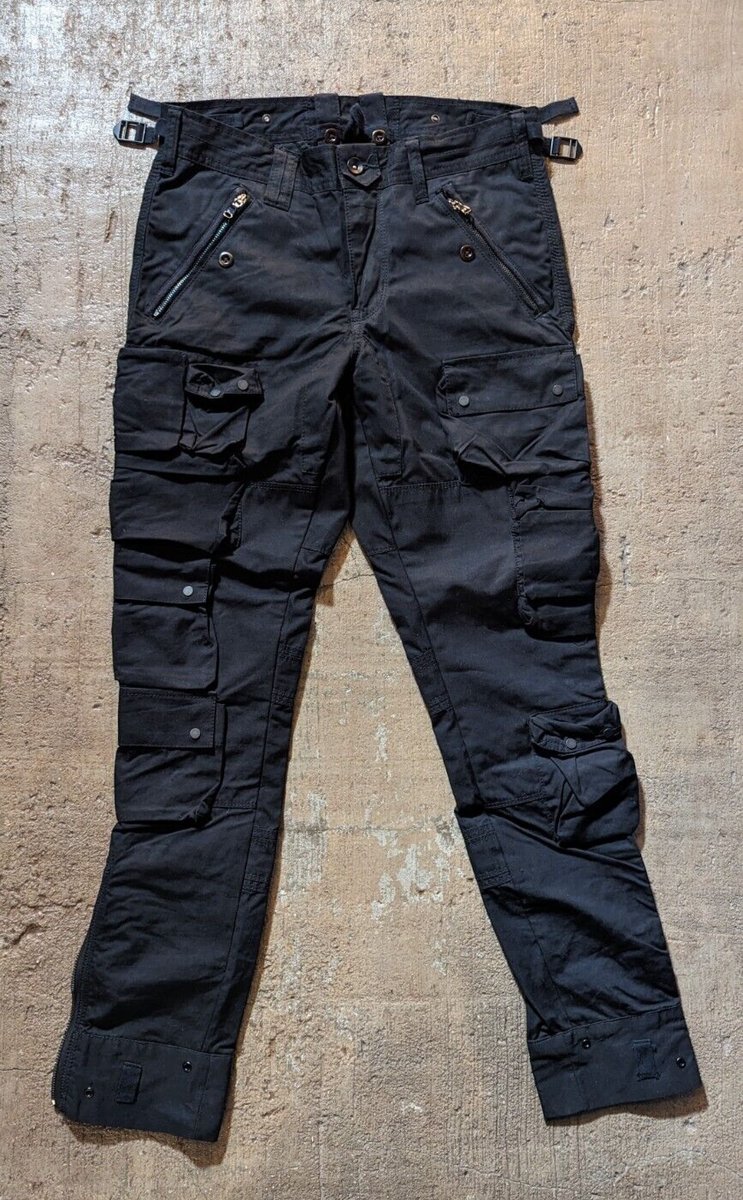 Ralph Lauren Black Label Multi Pocket Cargo Slim Tech Black Ralph Lauren Black Label Multi Pocket Cargo Slim Tech Black