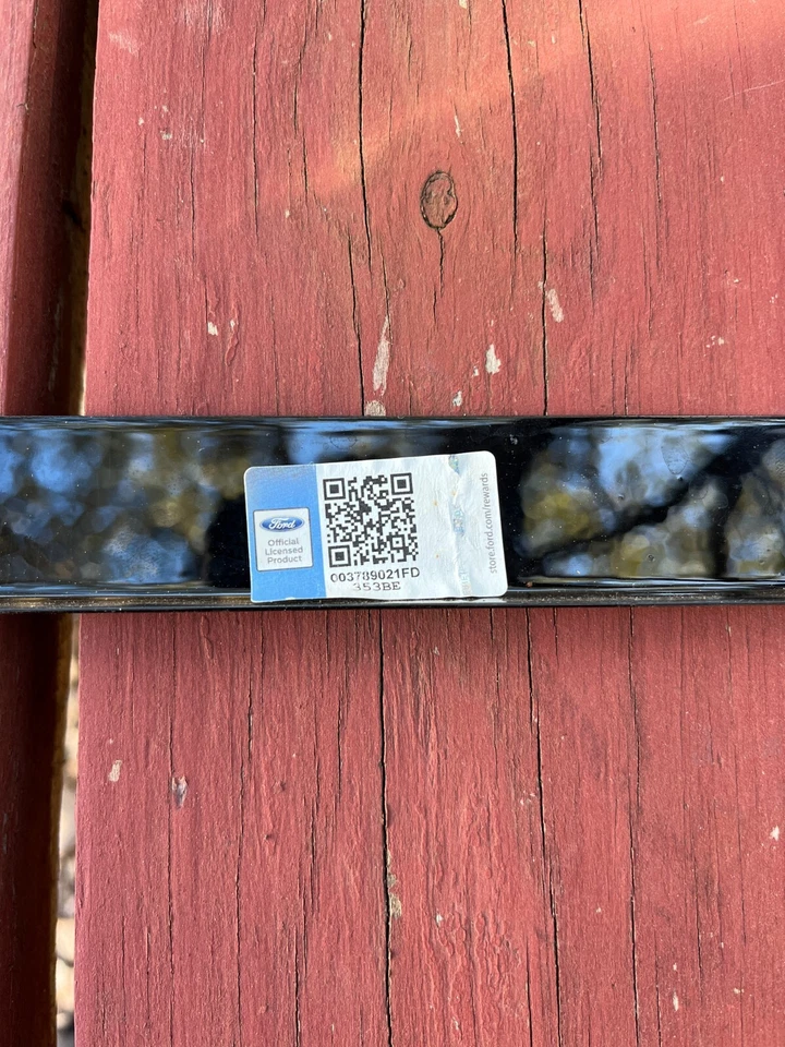 Ford Mustang Laser Etched Logo Stainless Steel License Plate Frame-Ford OEM - Image 3 of 4