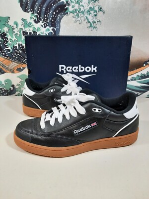 Reebok Club C Bulc Black And Gum Size 12