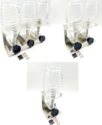Edelstahl Abtropfgestell Halter Abtropfhalter Varianten für SodaStream Crystal