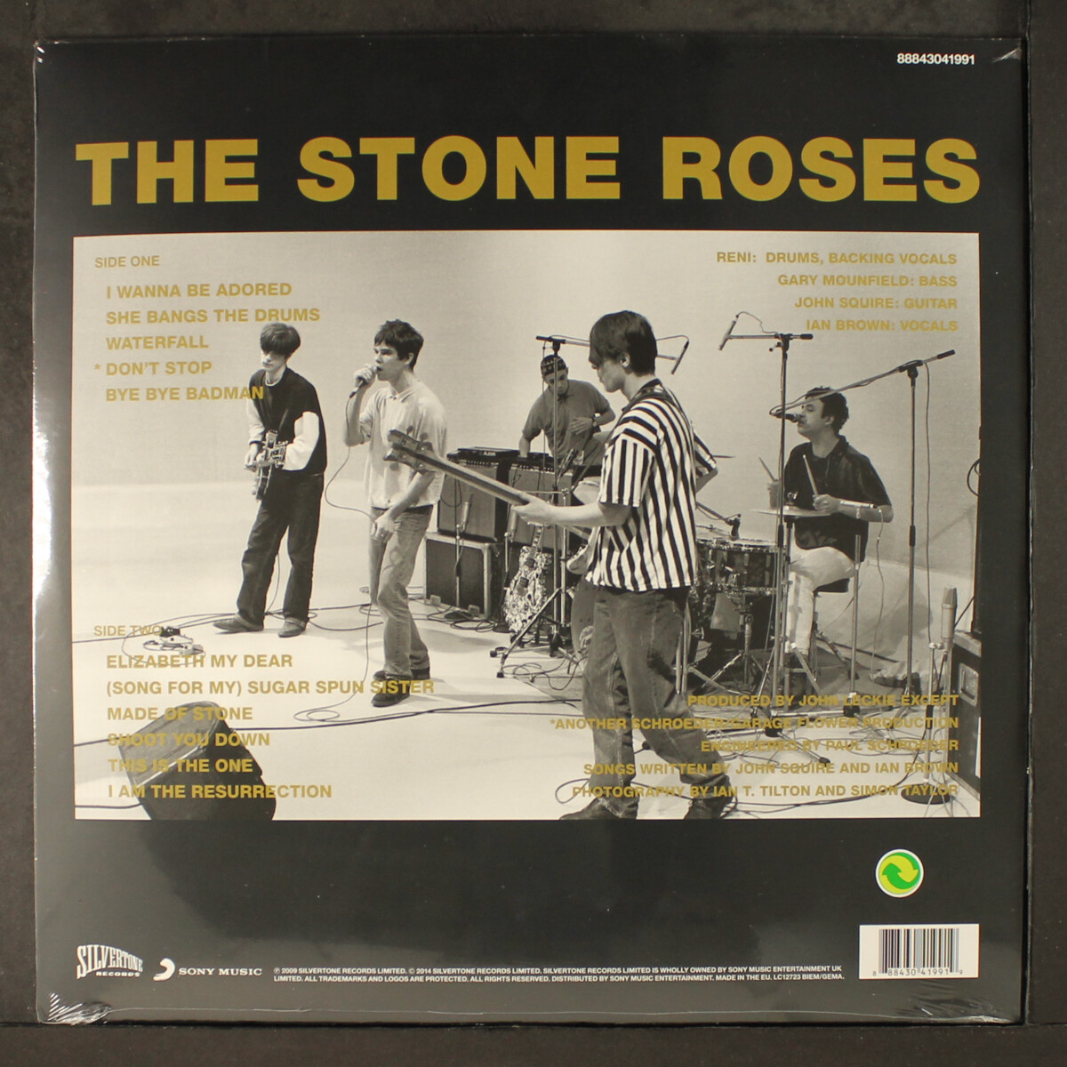 欧8LP Stone Roses Stone Roses 88697430302 SILVERTONE 未開封 /04100 STONE ROSES: the stone roses SILVERTONE 12