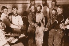 Cowboy Stag Dance - 1910 - 4 x 6 Photo Print