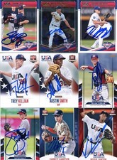 CADYN GRENIER SIGNED 2018 PANINI USA STARS AND STRIPES PROSPECT ROOKIE CARD AUTO