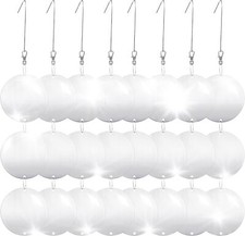 Reflective Bird Scare Discs Set, 24PCS Large Double-Sided Bird Deterrents for Ou