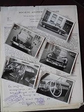 1952 Mille Miglia Race Papers Chrysler Saratoga +5 Photo Royal Belgique Club