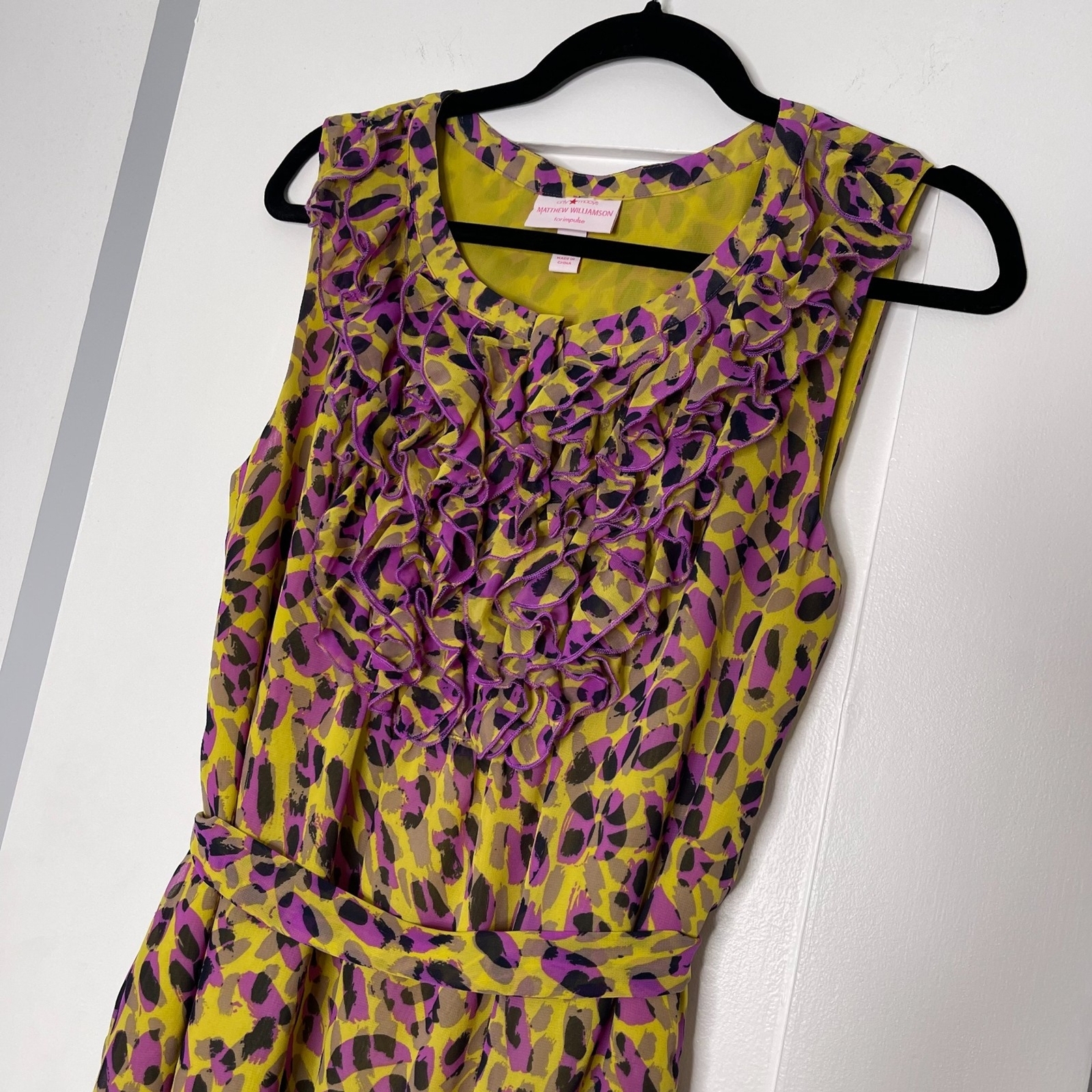 Matthew Williamson for Impulse by Macy's Yellow L… - image 2