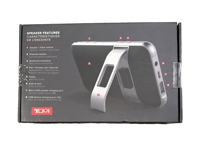 スピーカー・ウーファー TUMI Portable Conference Call Speaker Tumi Portable Conference Call Speaker With Powerbank, New In Box