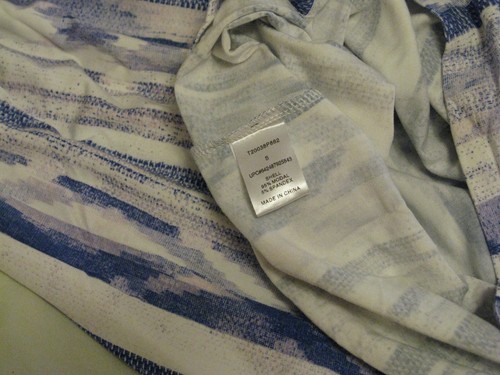 TART Collections 'Adrianna' Ikat Blue Stripe Maxi Dress - Sz M NWT - Picture 7 of 7