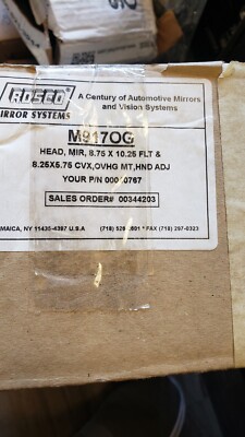 ROSCO 9'' X 17''  MIRROR  ASSY    P/N   M917OG  ( E2-1)
