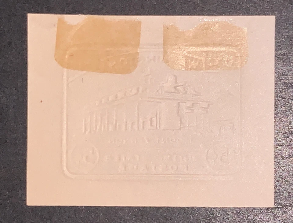 Travelstamps: US Stamps Cut Square Scott #U528 Mount Vernon Mint Hinged - Image 3 of 4