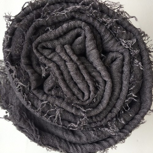 Crimp Frayed Edges Maxi Scarves Hijab Super Soft Shawl Wrap Good Quality Scarf - Picture 49 of 53