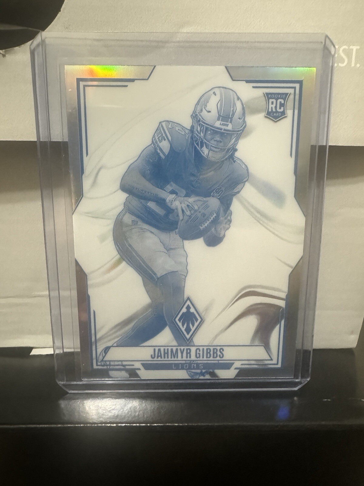 2023 Panini Phoenix - Contours Silver Seismic #CON-8 Jahmyr Gibbs (RC)