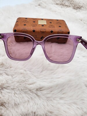 MCM 52MM SIMPLE LOGO SUNGLASSES IN PURPLE | eBay display picture 1