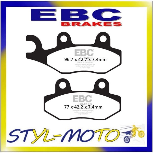 FA135MXS BeläGe Sinter Anterior Links Ebc Suzuki Dr 250 Se 1993-1995-image