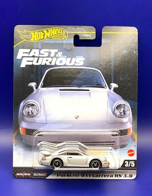 Hot Wheels Cars Premium Fast & Furious Porsche 911 964 Carrera RS