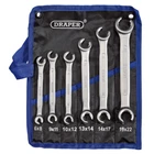 Draper 17759 6 Piece Flare Nut Spanner / Wrench Set Metric 6-22mm