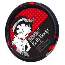 New Betty Boop Skyline Sexy Steering Wheel Cover Universal Fit 14.5-15 New Betty Boop Skyline Sexy Steering Wheel Cover Universal Fit 14.5-15