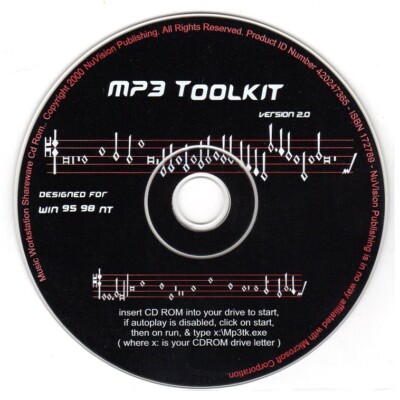 MP3 TOOLKIT v2.0 CD-ROM for Windows - NEW CD in SLEEVE
