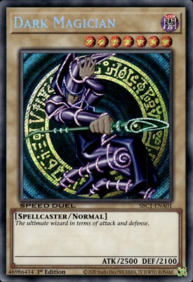 Dark Magician SDY Art - Secret Rare 1st Edition SBC1-ENA01 - NM - YuGiOh