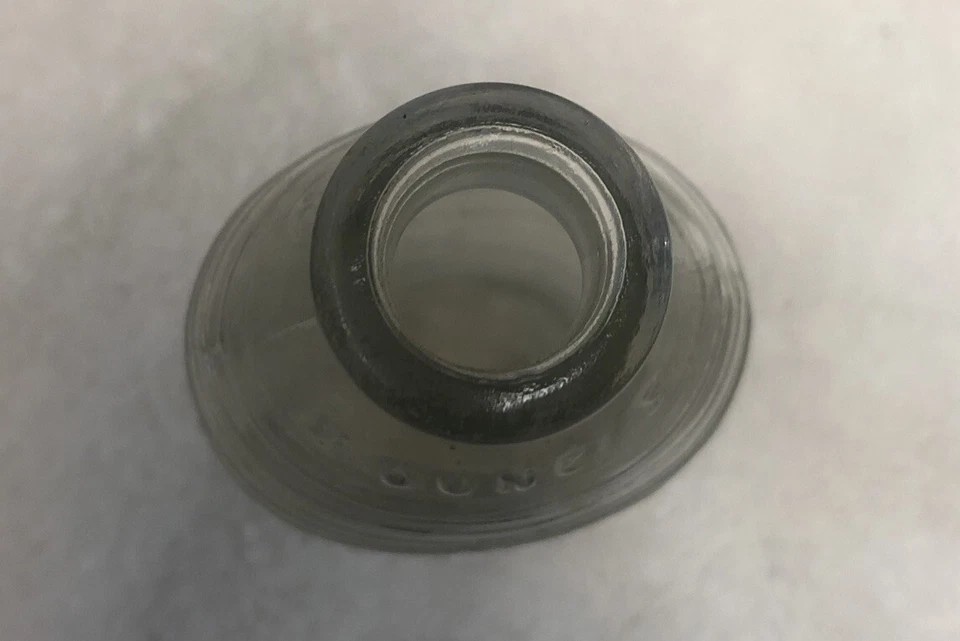 Biberón de leche Phenix Ovale Nurser de vidrio en relieve transparente no enrollable, 8 oz (87) Foto 4 de 4