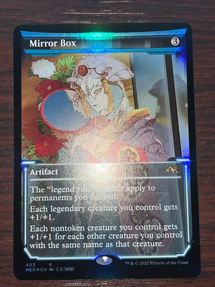 1x FOIL SHOWCASE MIRROR BOX - Kamigawa - MTG - Magic the Gathering
