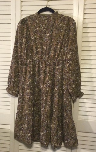 N W T Girl’s Hayden L/S Smocked Floral MIDI Dress Size XL (13-14). - Picture 4 of 6