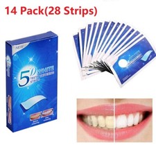 28PC 5DTeeth Whitening Strips Tooth Rapid Bleaching White Strips Teeth Whit AEI