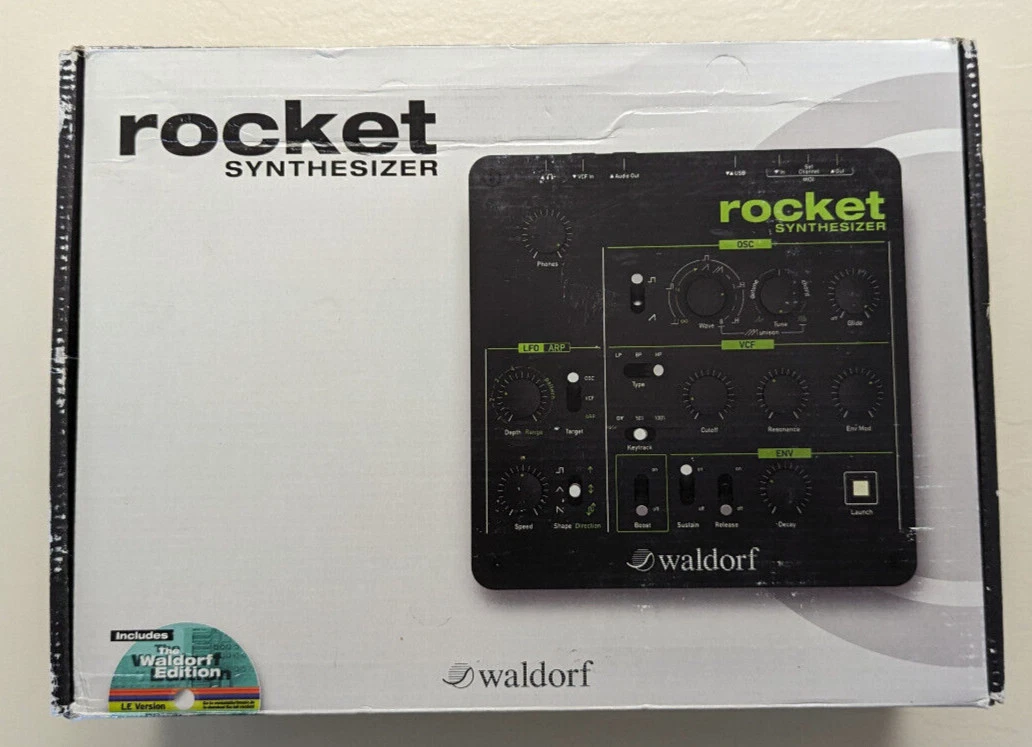 Waldorf Rocket Desktop Synthesizer - Working in Good Condition | eBay