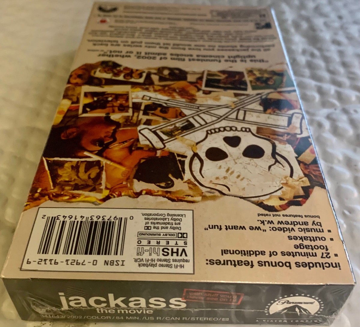 Jackass the Movie: Special Edition (VHS, 2003) Johnny Knoxville