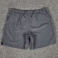 North Face Shorts Mens XXL Long Black Nylon Outdoor Hiking Casual Lined 40x8