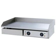 Kommerzielle elektrische Arbeitsplatte Grillplatte - einzelne flache Platte 73 cm
