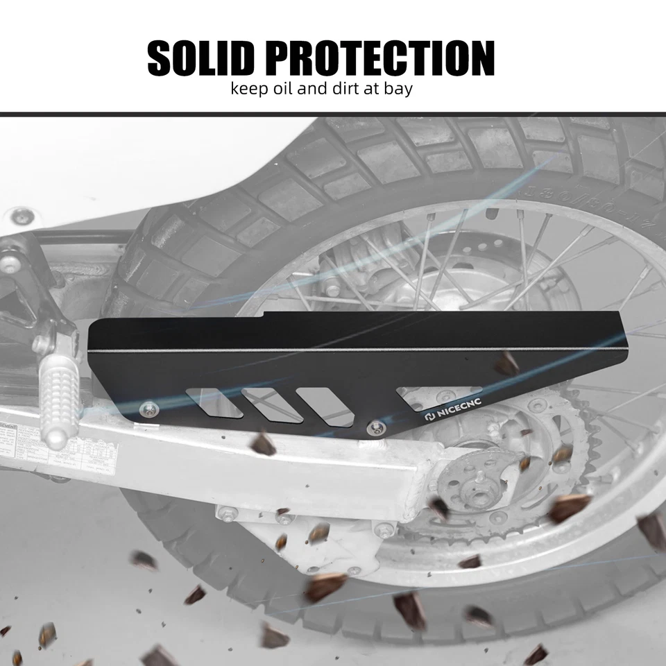 Protector de cubierta de cadena de ahorro de piñón para Suzuki DR650S DR650SE 1996-2023 2024 Foto 2 de 4