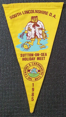 Camping Club of Gt Britain & Ire. South Lincolnshire D.A 1985 Wimpel Flagge