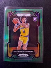 2023-24 Prizm Jalen Hood Schifino Green Prizm Rookie Card RC #145 Lakers