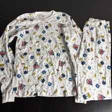 NWT HANNA ANDERSSON Kids Size 160/US 14-16 Circus Print 2pc Cotton Pajama Set