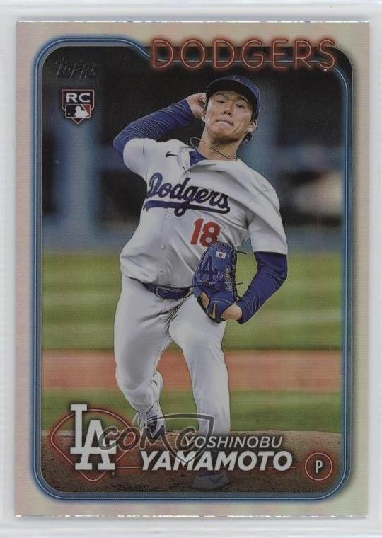 2024 Topps Series 2 Rainbow Foil Yoshinobu Yamamoto #553 0t2