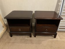 Pair Of Stag Minstrel Bedside Table
