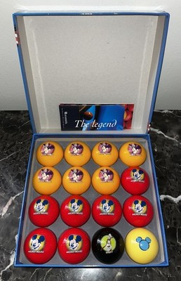 Vintage Aramith (Disney) The Belgian Billiard Balls Complete Set. New!