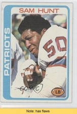 1978 Topps Sam Hunt #461 READ 0f4